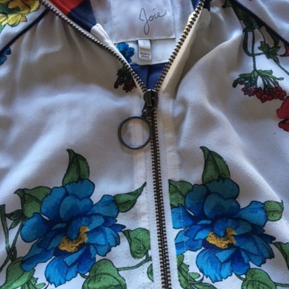 Joie Porcelain Avariella Silk Bomber - Picture 8 of 10